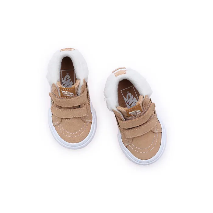 Vans Toddler Shoes 14 Years Kids Toddler Sk8Mid Reissue Hook And Loop MTE1 Shoes 14 Years Brown
