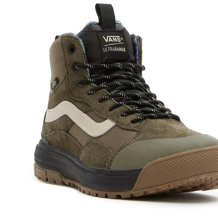 Vans Ultrarange Shoes Men Rain Camo UltraRange EXO Hi MTE1 Shoes Green