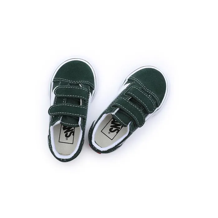 Vans View All Kids Toddler Color Theory Old Skool Hook And Loop Shoes 14 Years Green