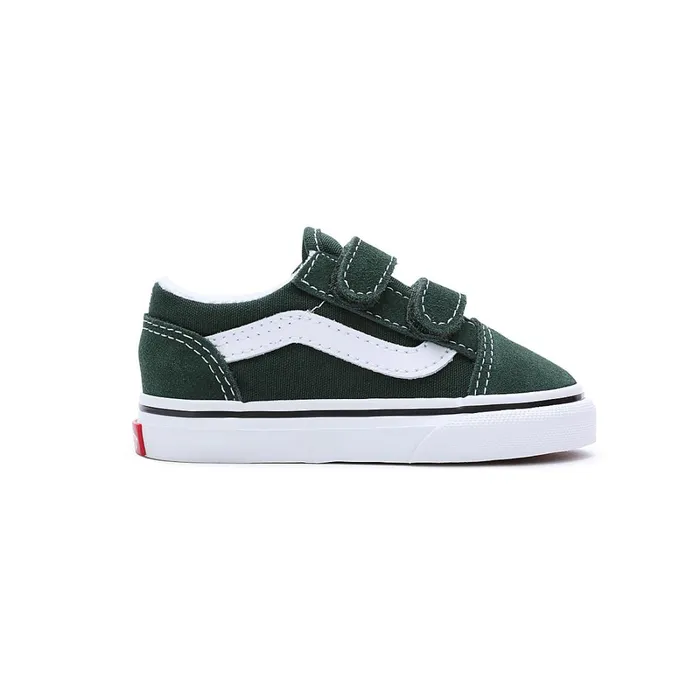 Vans View All Kids Toddler Color Theory Old Skool Hook And Loop Shoes 14 Years Green