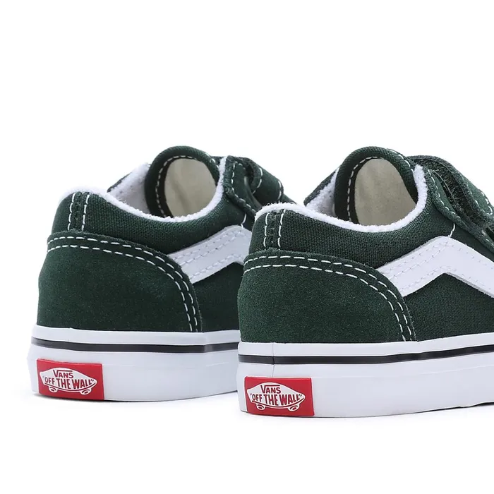 Vans View All Kids Toddler Color Theory Old Skool Hook And Loop Shoes 14 Years Green