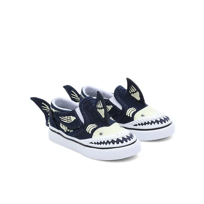 Vans View All Kids Toddler SlipOn Glow In The Dark Shoes 14 Years Blue