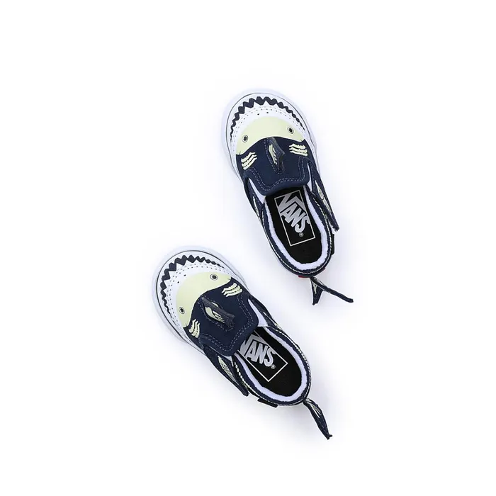 Vans View All Kids Toddler SlipOn Glow In The Dark Shoes 14 Years Blue