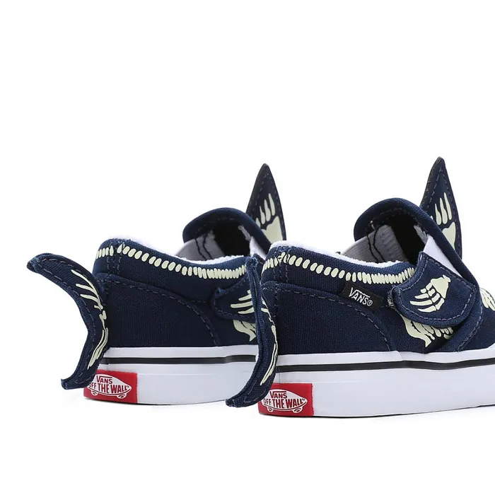 Vans View All Kids Toddler SlipOn Glow In The Dark Shoes 14 Years Blue