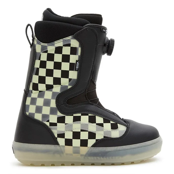 Vans View All Men Aura OG Checkerboard Snowboard Boots Black White