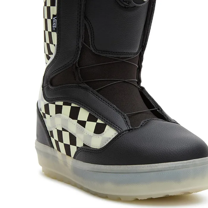 Vans View All Men Aura OG Checkerboard Snowboard Boots Black White