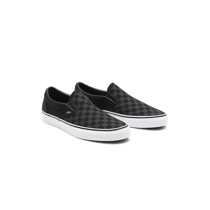 Vans View All Men Checkerboard Classic SlipOn Shoes Black