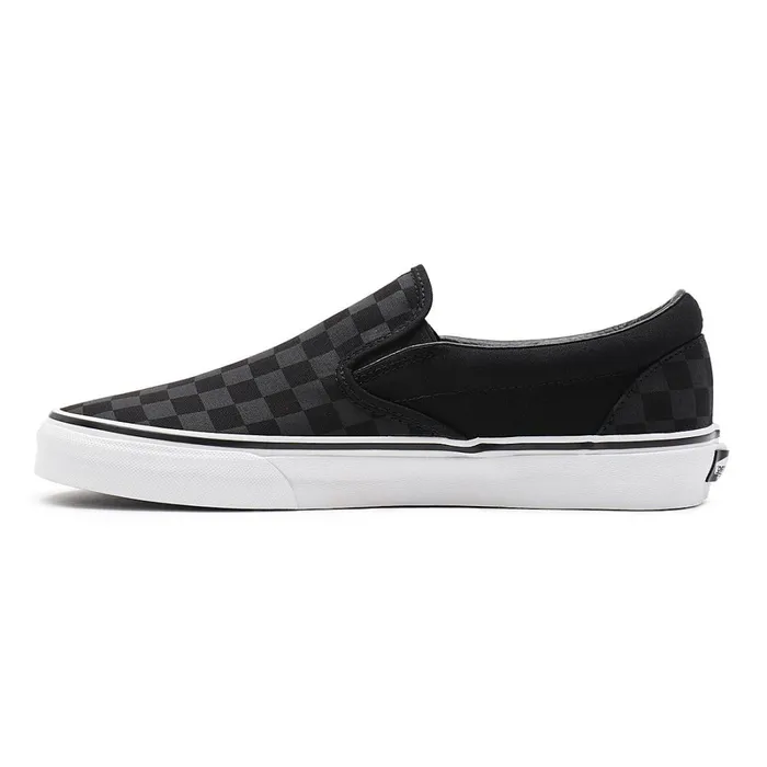 Vans View All Men Checkerboard Classic SlipOn Shoes Black