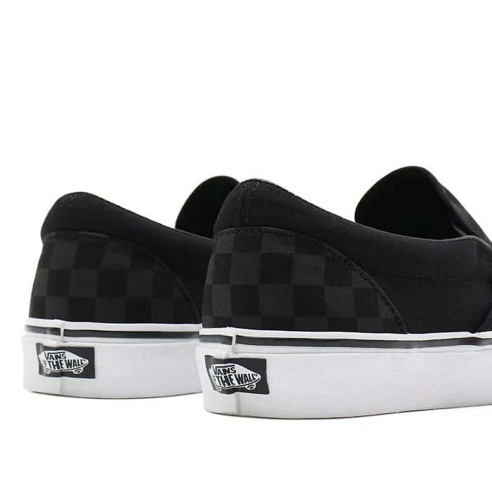 Vans View All Men Checkerboard Classic SlipOn Shoes Black