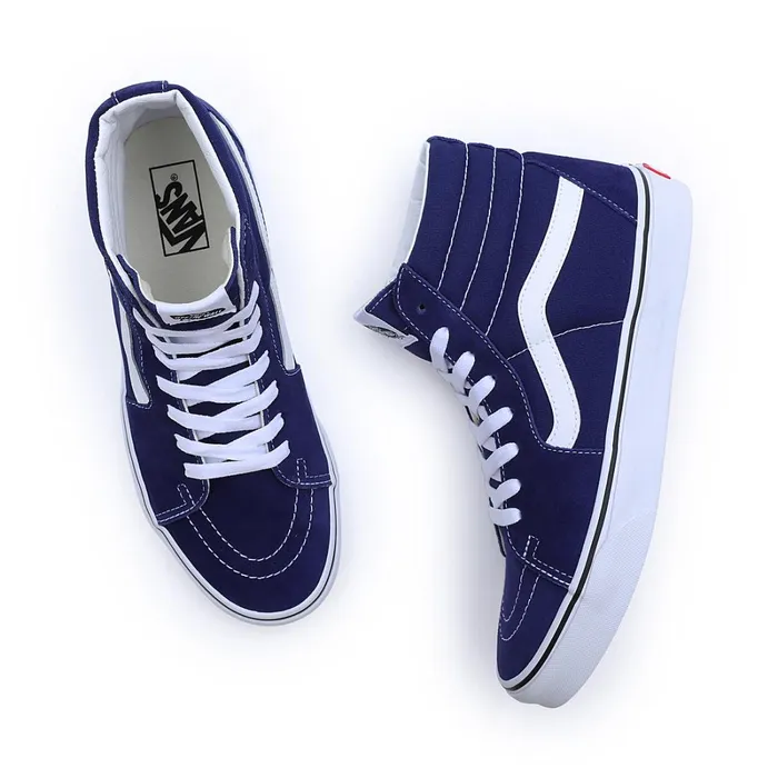Vans View All Men Color Theory Sk8Hi Shoes Blue