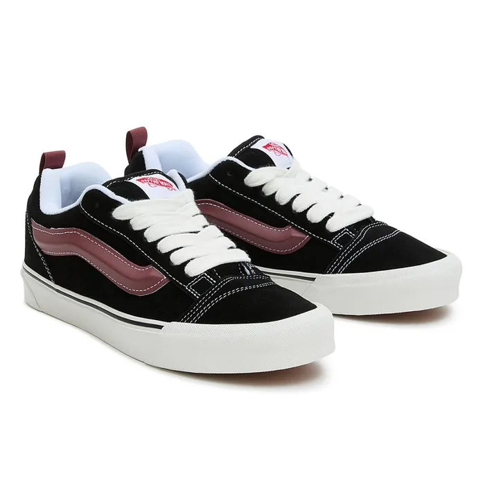 Vans View All Men Knu Skool Shoes Black Red