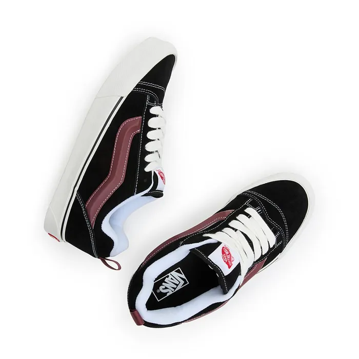 Vans View All Men Knu Skool Shoes Black Red