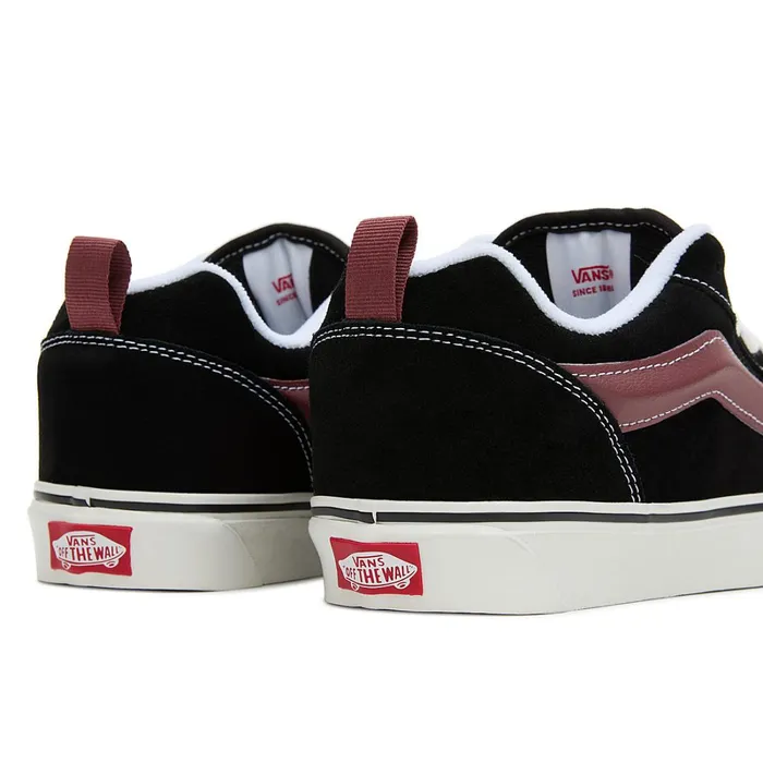 Vans View All Men Knu Skool Shoes Black Red