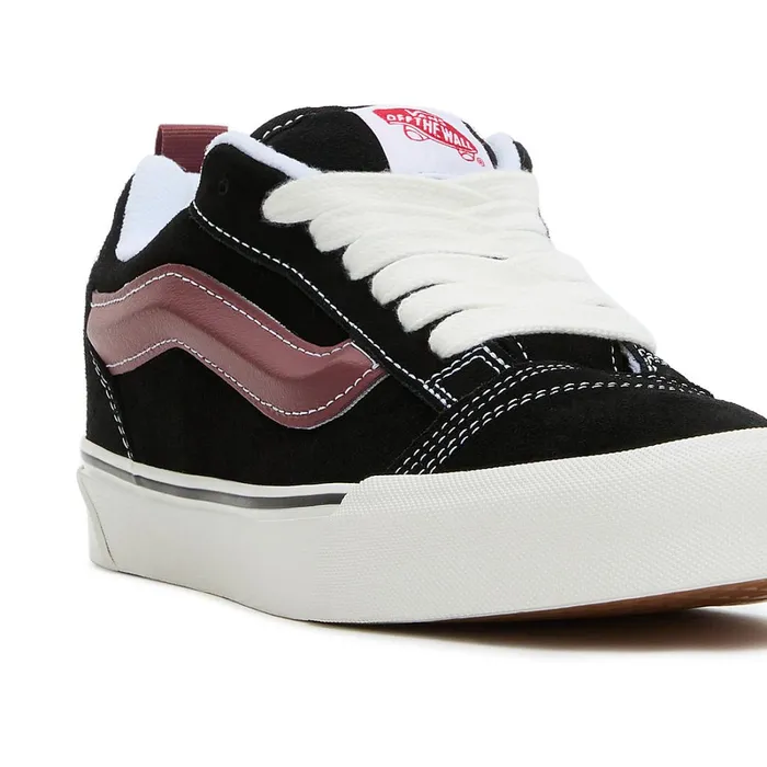 Vans View All Men Knu Skool Shoes Black Red