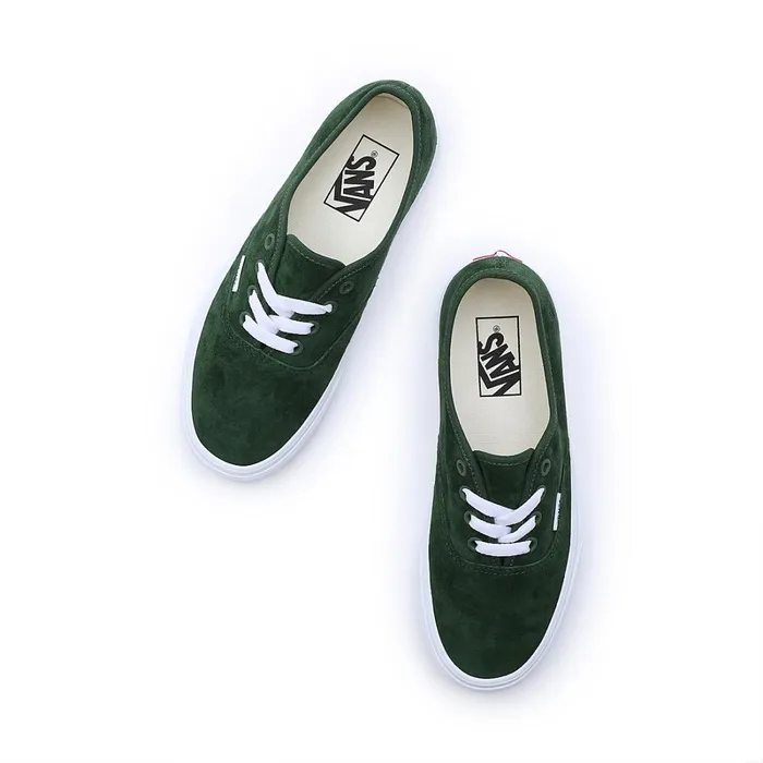 Vans View All Men Pig Suede Authentic Shoes Green