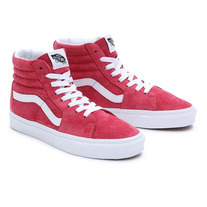 Vans View All Men Pig Suede Sk8Hi Shoes Red