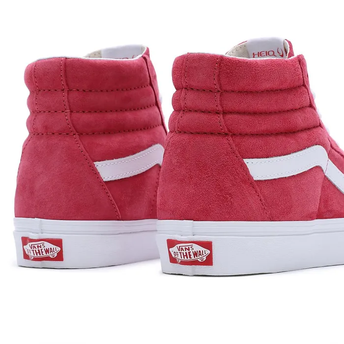 Vans View All Men Pig Suede Sk8Hi Shoes Red