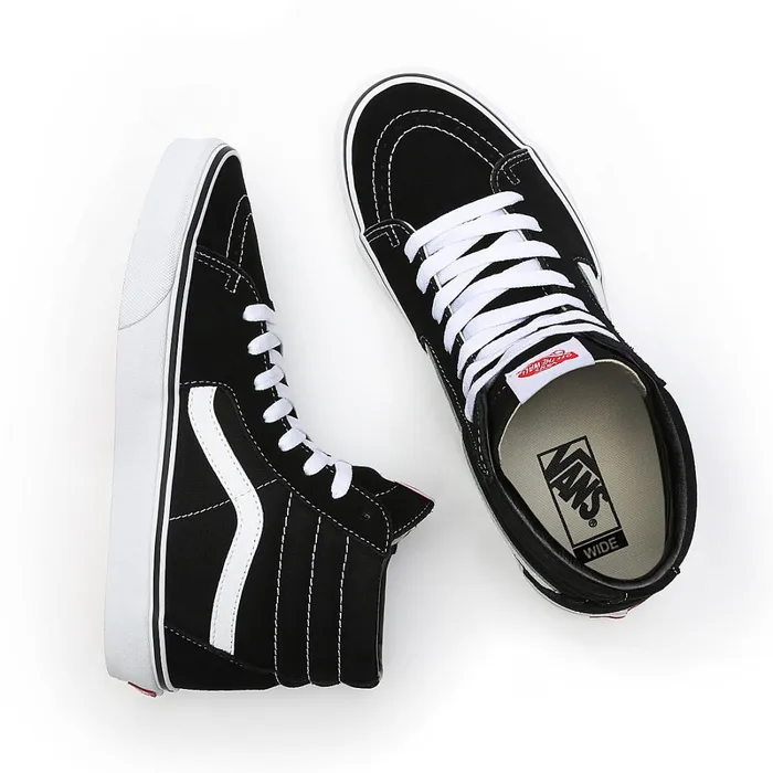 Vans View All Men Sk8Hi Wide Fit Shoes Black