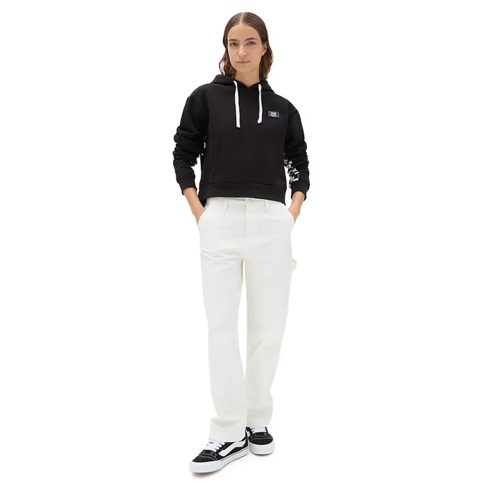 Vans View All Women Boom Boom Check Pullover Hoodie Black