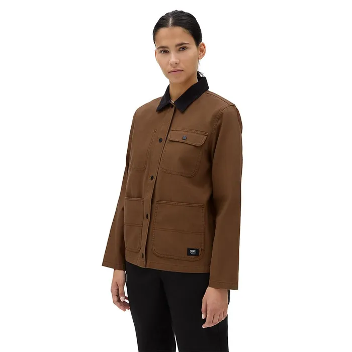 Vans View All Women Drill Chore Jacket Brown