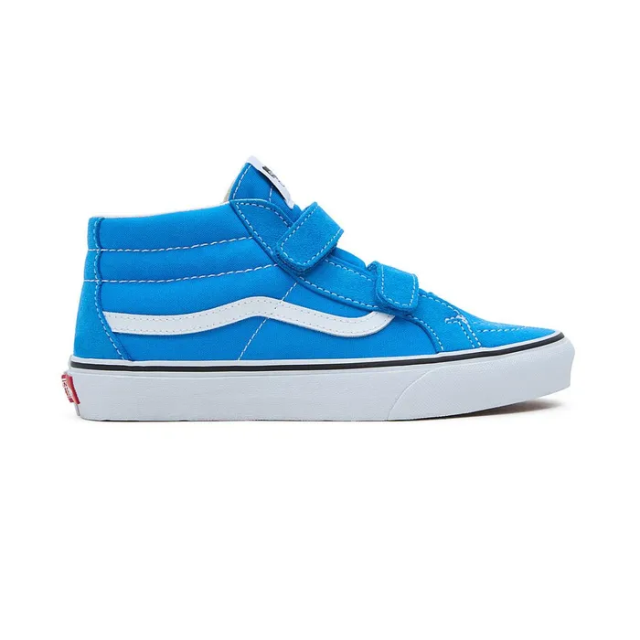 Vans Youth Shoes 814 Years Kids Youth Sk8Mid Reissue Hook And Loop Shoes 814 Years Blue