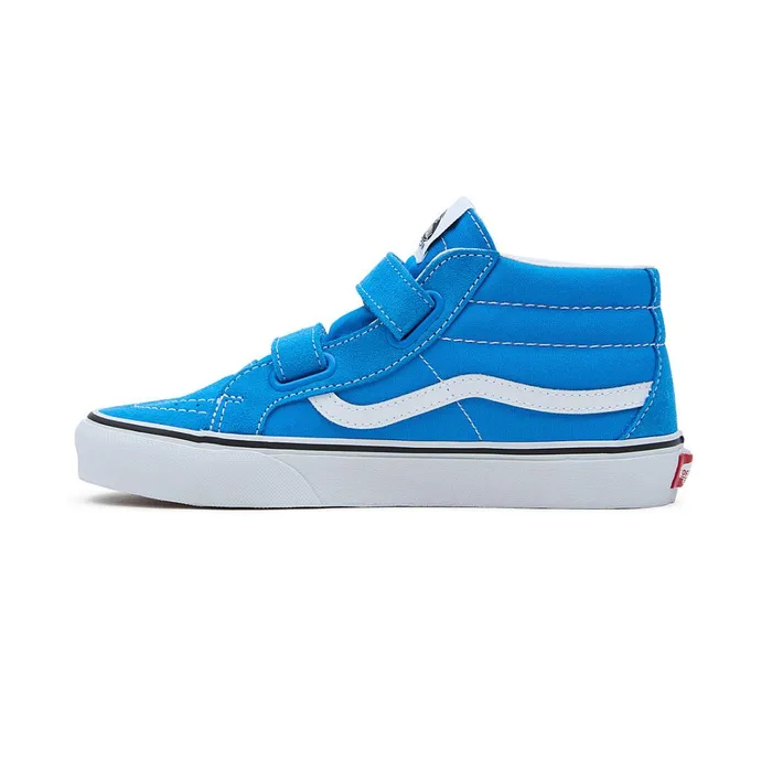 Vans Youth Shoes 814 Years Kids Youth Sk8Mid Reissue Hook And Loop Shoes 814 Years Blue