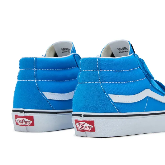 Vans Youth Shoes 814 Years Kids Youth Sk8Mid Reissue Hook And Loop Shoes 814 Years Blue