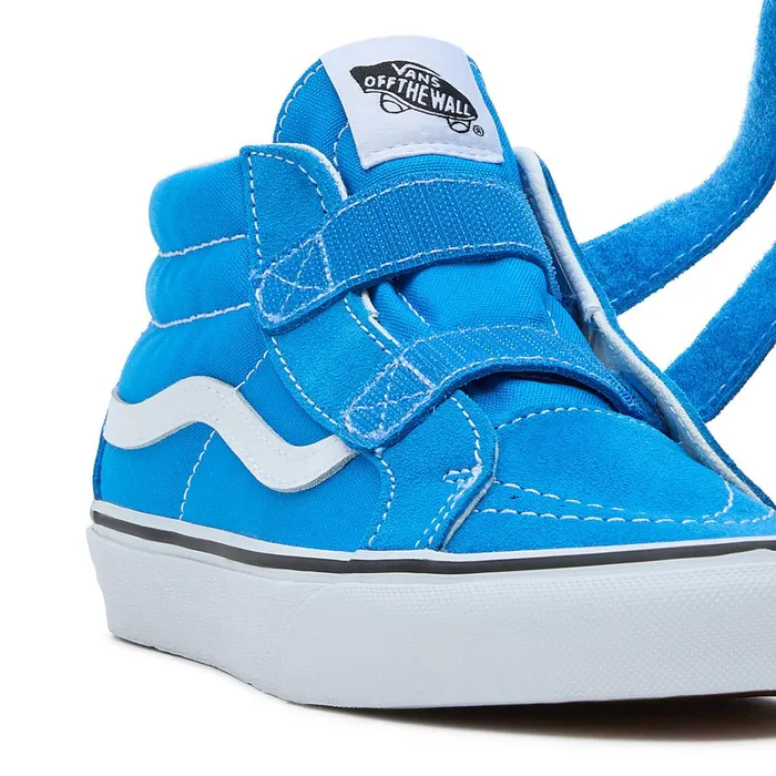 Vans Youth Shoes 814 Years Kids Youth Sk8Mid Reissue Hook And Loop Shoes 814 Years Blue