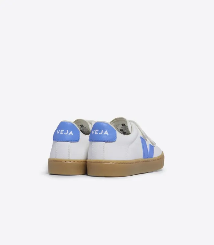 VEJA Esplar Kids ESPLAR CHROMEFREE LEATHER WHITE AQUA NATURAL