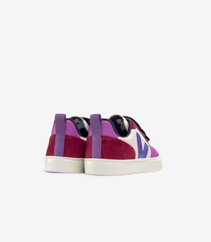 VEJA V10 Kids V10 CHROMEFREE LEATHER MULTICO PETALE