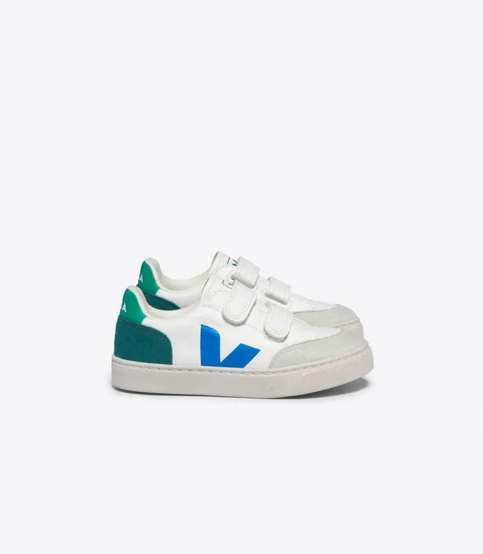 VEJA V12 Kids V12 CHROMEFREE LEATHER WHITE MULTICO BRITTANY
