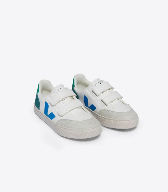 VEJA V12 Kids V12 CHROMEFREE LEATHER WHITE MULTICO BRITTANY