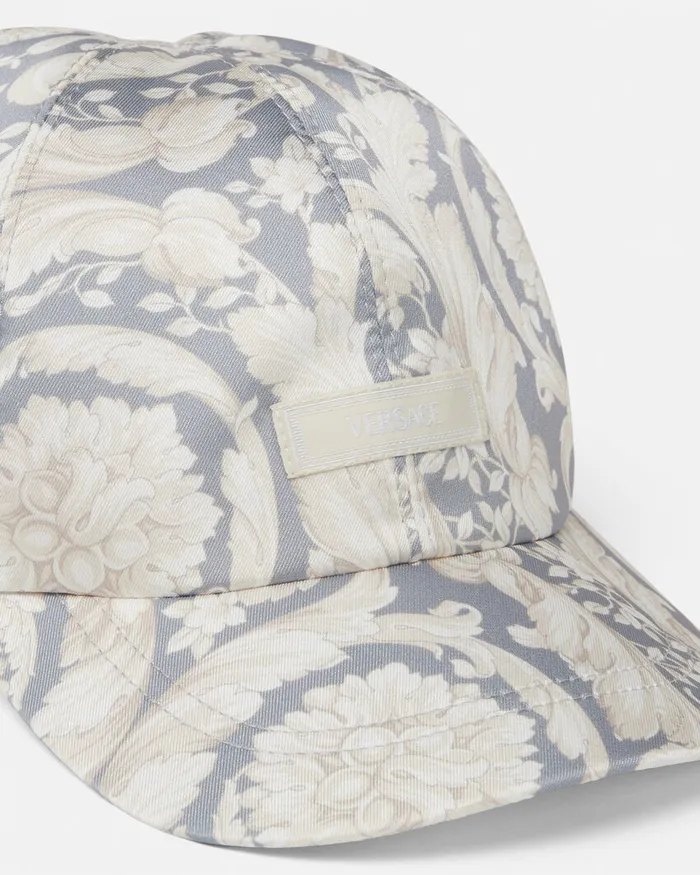Versace Barocco Baseball Cap Gray Kids Bags and Accessories