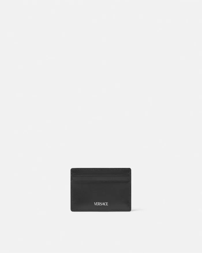Versace Barocco Jacquard Cardholder Blackprint Men Wallets