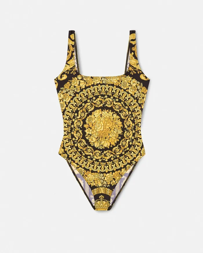 Versace Barocco OnePiece Swimsuit Print Women Swimwear