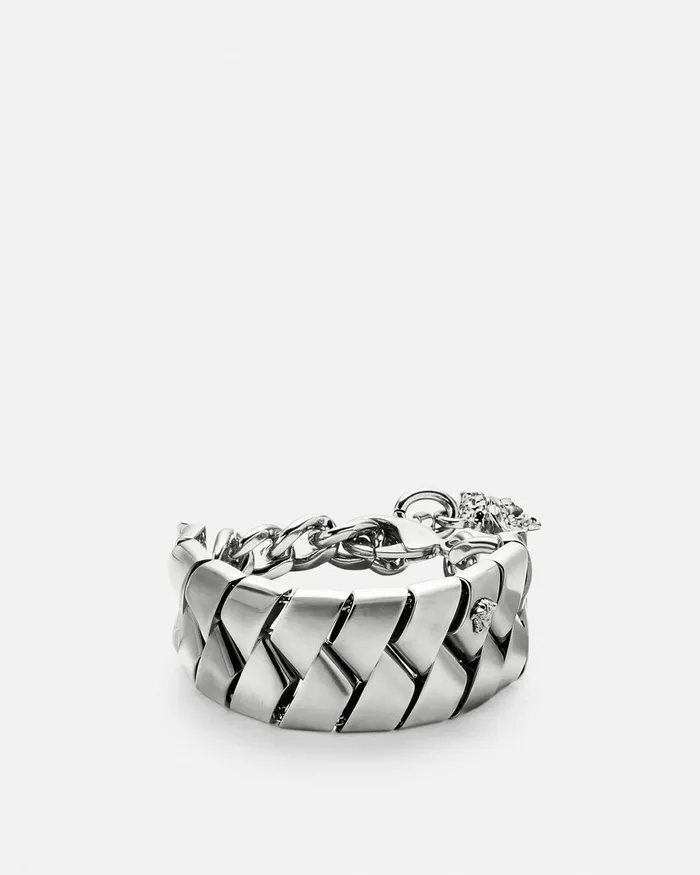 Versace Bind Bracelet Silver WomenMen Bracelets