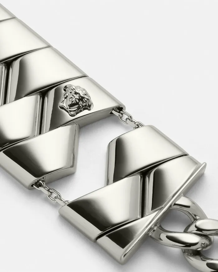 Versace Bind Bracelet Silver WomenMen Bracelets
