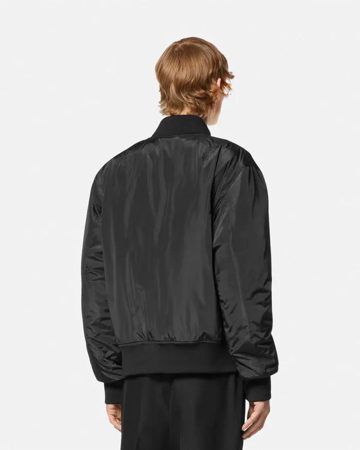 Versace Chromo Couture Reversible Bomber Jacket Blackgold Men Jeans Couture