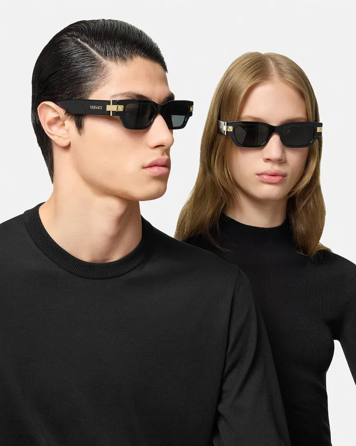 Versace Classic Top Sunglasses Black WomenMen Sunglasses