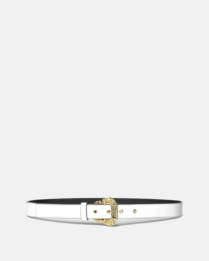 Versace Couture1 Belt Whiteprint Women Jeans Couture