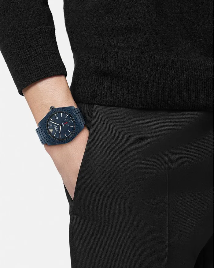 Versace Dv One Automatic Watch Blue Men Watches