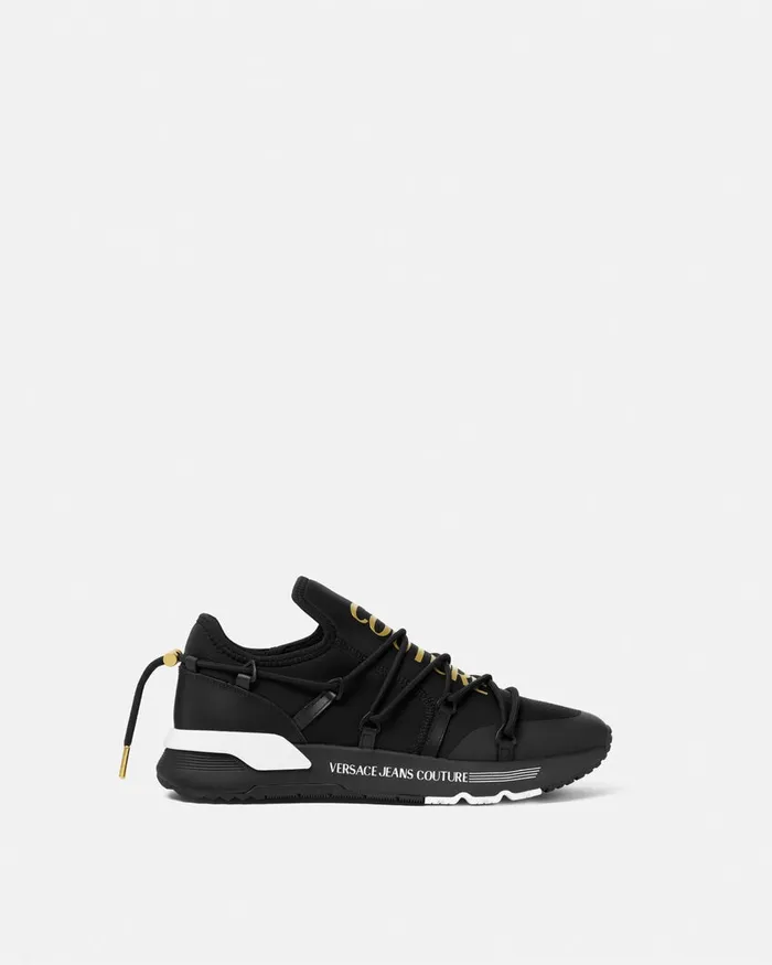 Versace Dynamic Sneakers Blackgold Men Jeans Couture