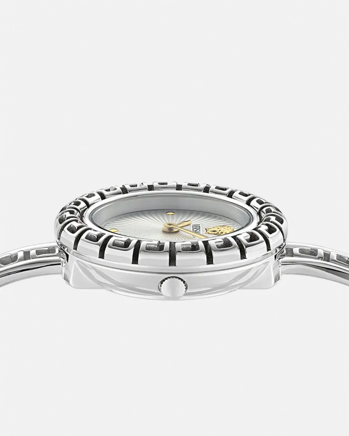 Versace La Greca Watch Box Set Silver Women Watches