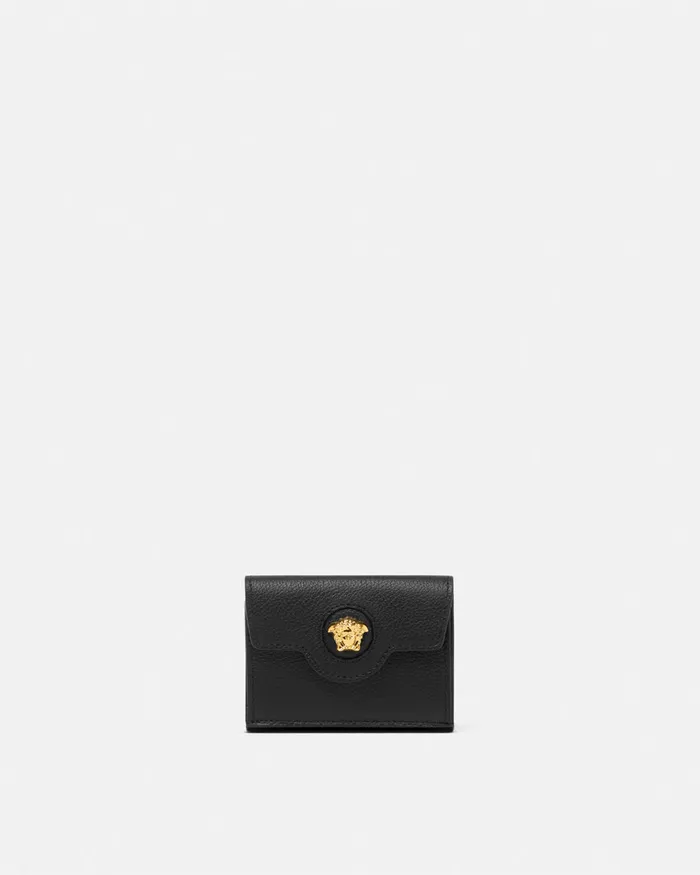 Versace La Medusa Wallet Blackgold Women Wallets