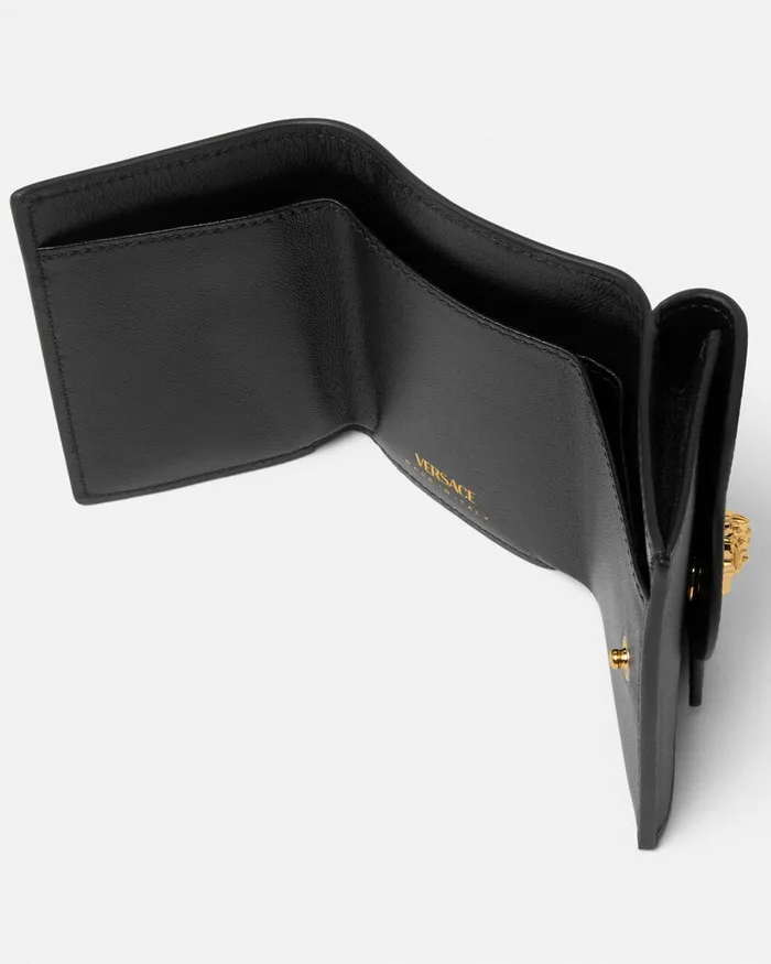Versace La Medusa Wallet Blackgold Women Wallets
