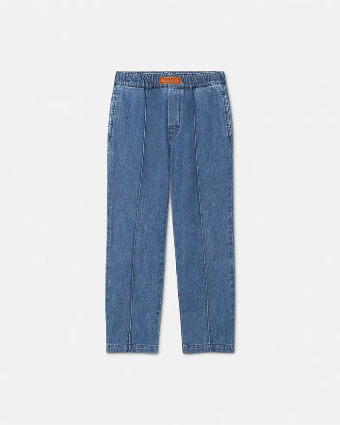 Versace Logo Jeans Blue Kids Denim