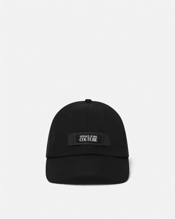 Versace Logo Label Baseball Cap Blackprint WomenMen Jeans Couture