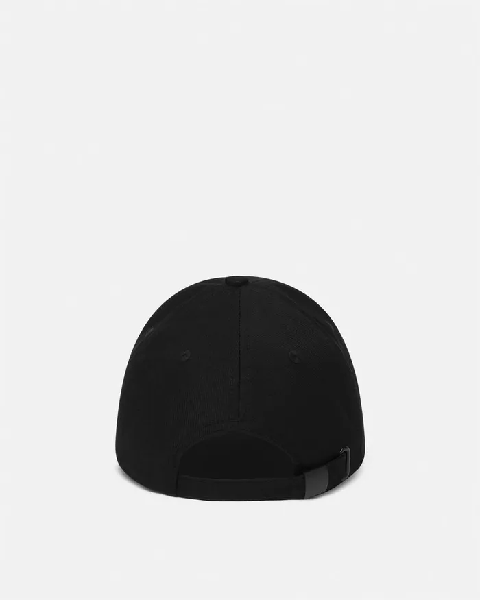 Versace Logo Label Baseball Cap Blackprint WomenMen Jeans Couture