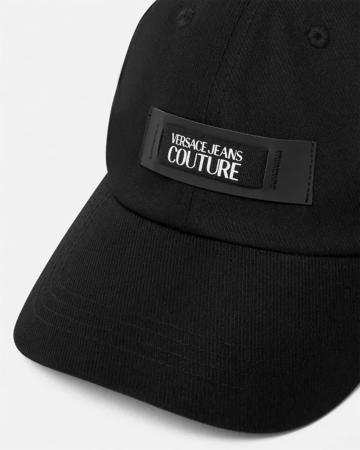 Versace Logo Label Baseball Cap Blackprint WomenMen Jeans Couture