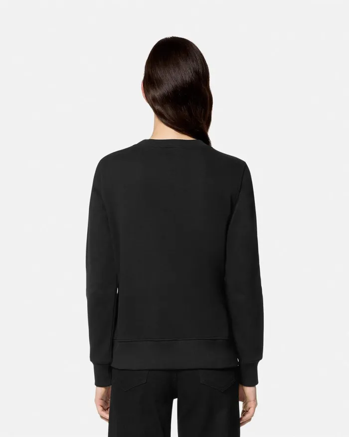 Versace Logo Sweater Blackgold Women Jeans Couture